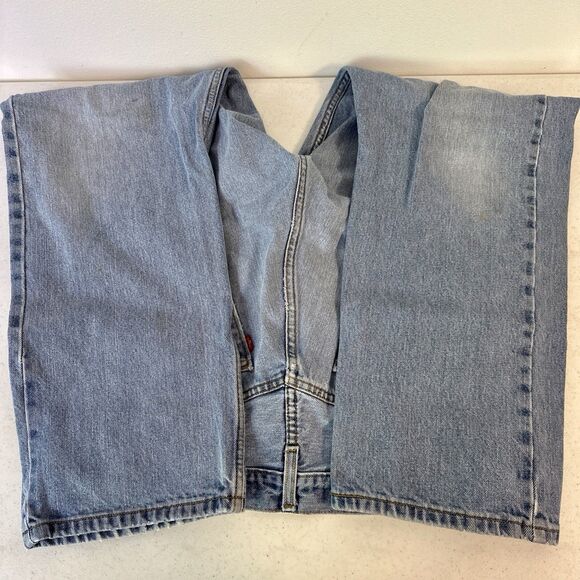 Levi's 505 Straight Fit Jeans Men's 38x30 Blue Light Wash - Picture 5 of 11